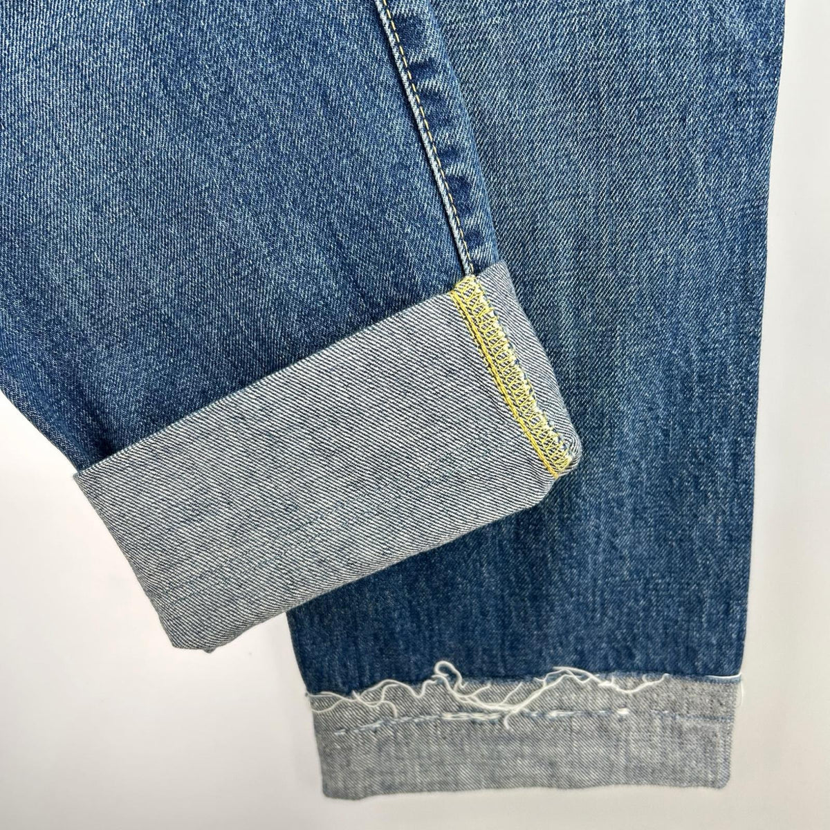 デニムパンツ パッチワーク スタッツリメイク デニム M M