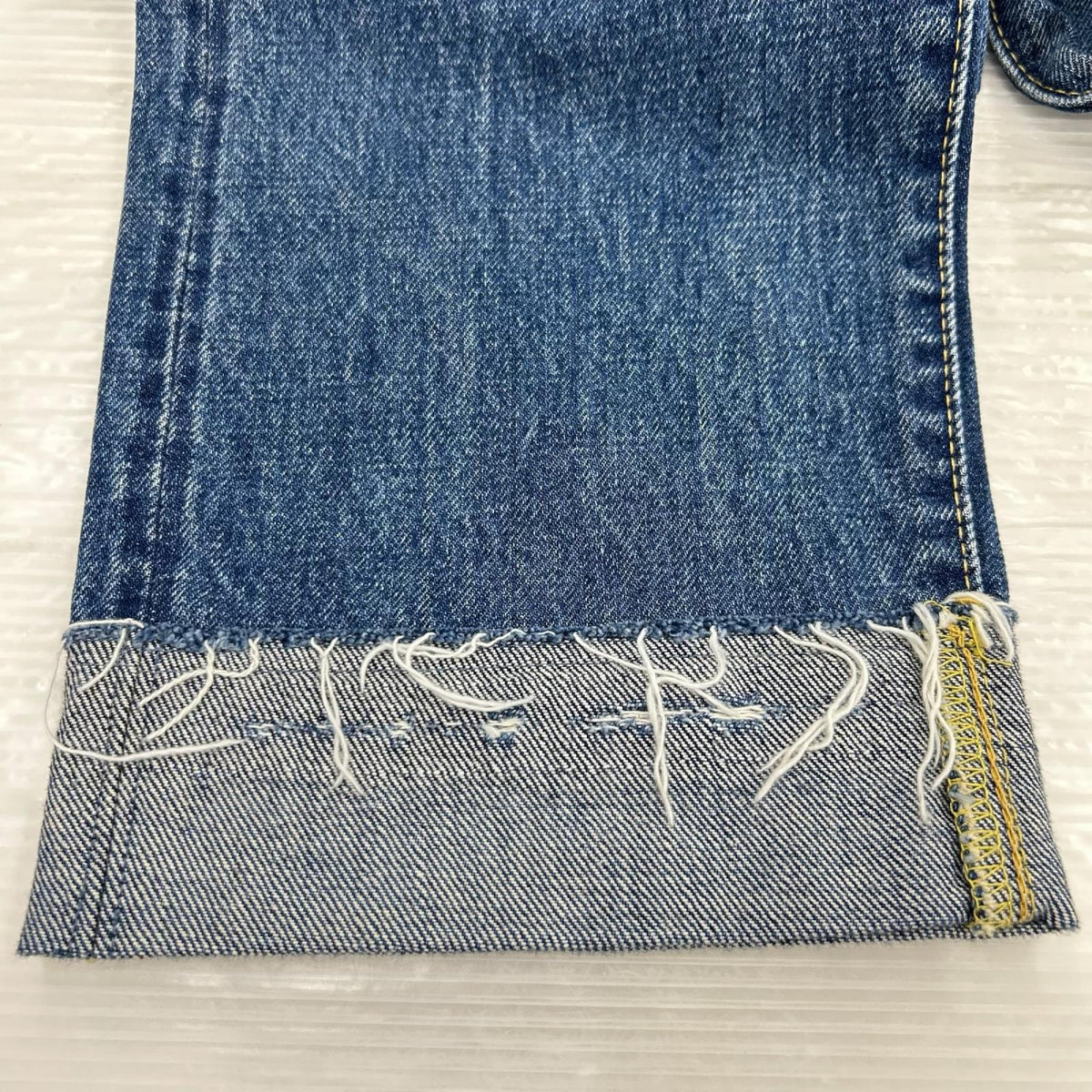 デニムパンツ パッチワーク スタッツリメイク デニム M M