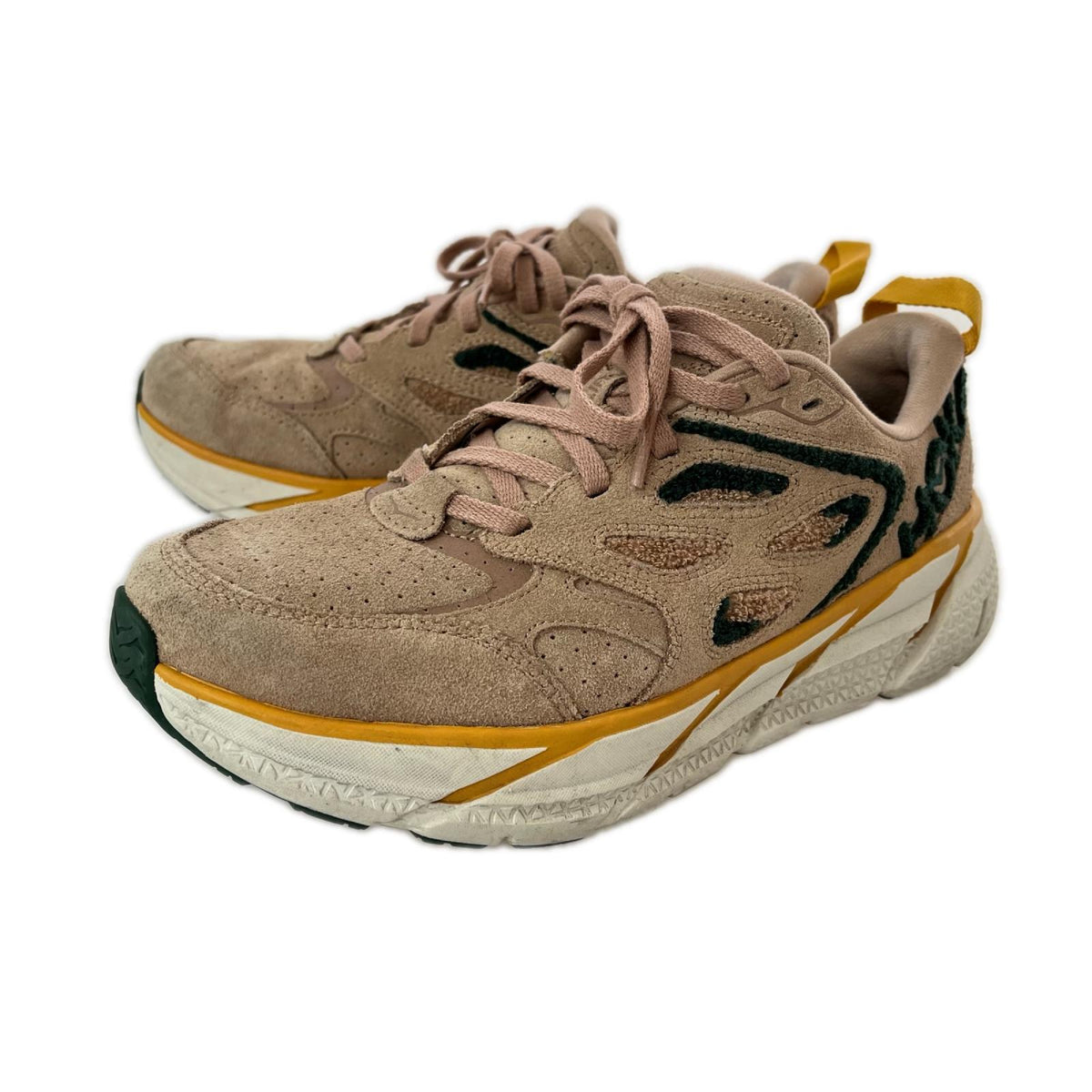 スニーカー clifton L embroidery 白嵓眺望 26.5 26.5cm (US8 1/2 UK8 EU43) ベージュ