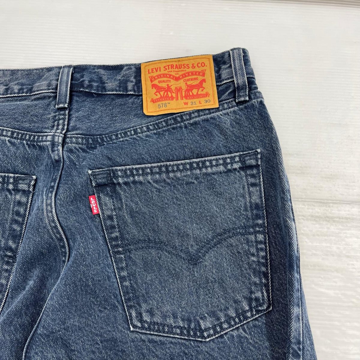 デニムパンツ Lot578 Baggy Jeans 31 ブルー