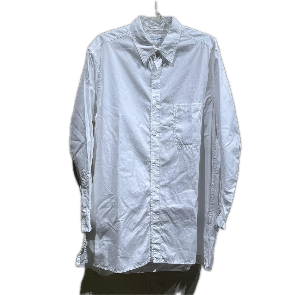 長袖シャツ POUR HOMME 21SS 環縫いブロードブラウスシャツ