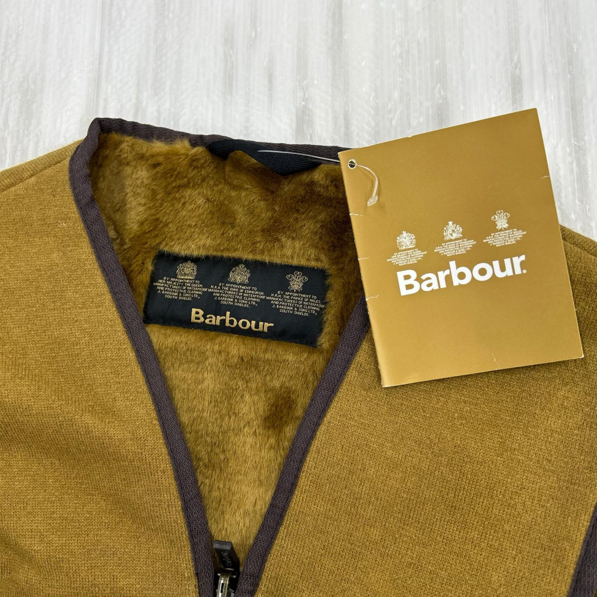 ジャケット Barbour ライナーベスト XL キャメル ブラウン