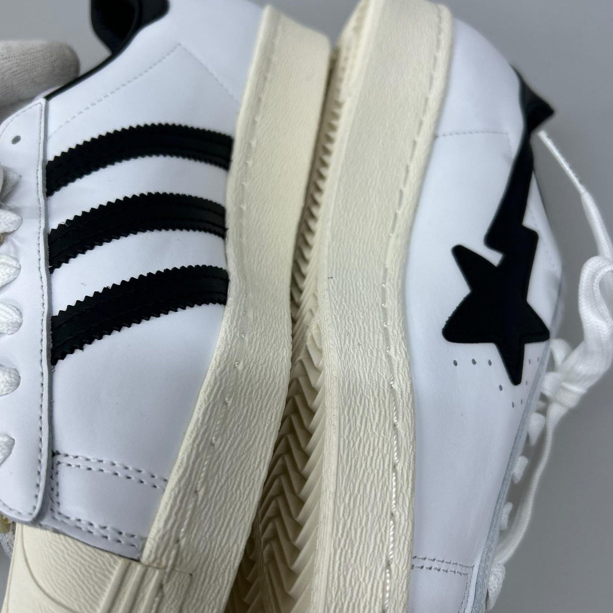 スニーカー ×adidas SUPERSTAR 80S BAPE 26.5cm (US8 1/2 UK8 EU43)