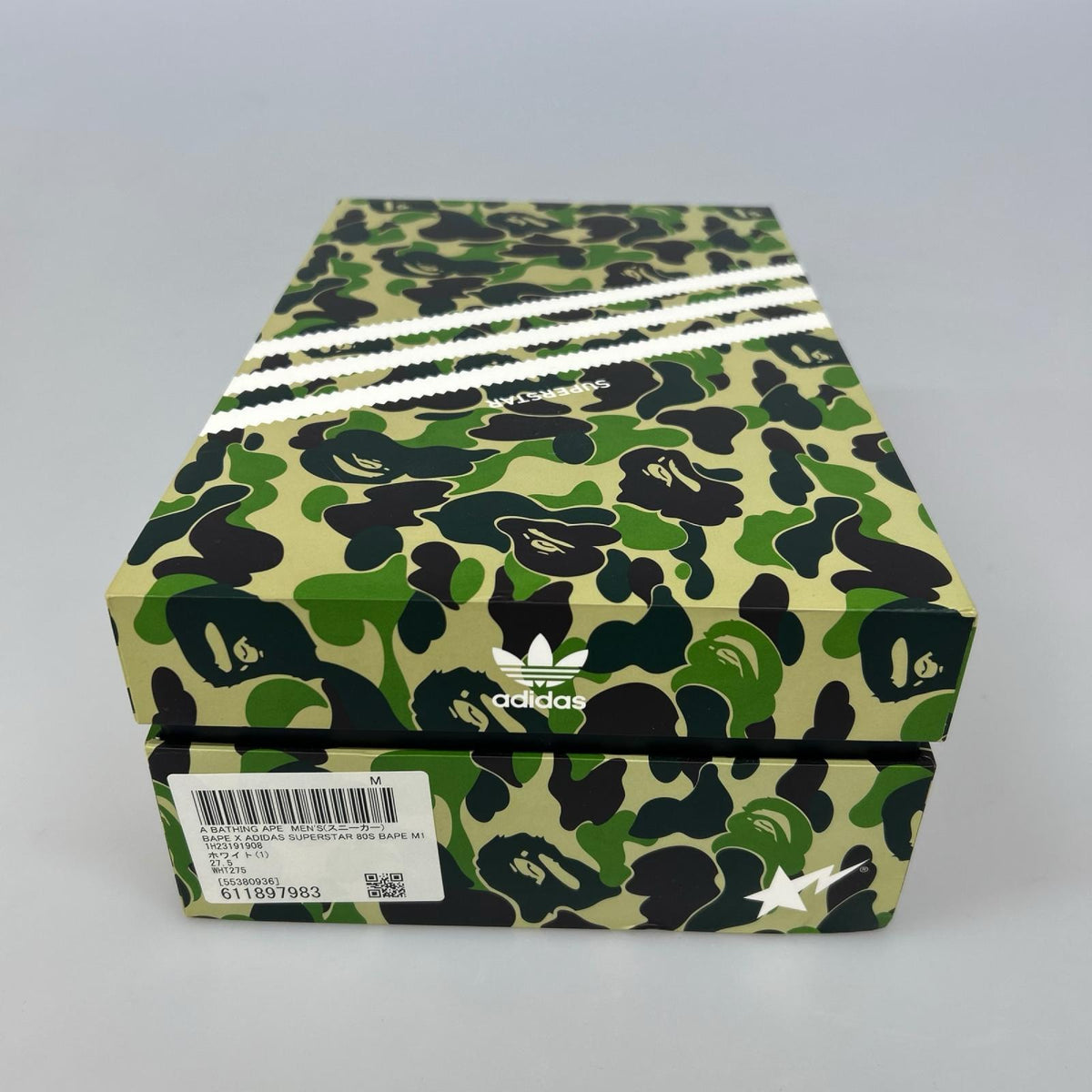 スニーカー ×adidas SUPERSTAR 80S BAPE 26.5cm (US8 1/2 UK8 EU43)