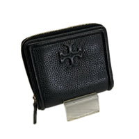 TORY BURCH ラウンドジップ 財布 黒