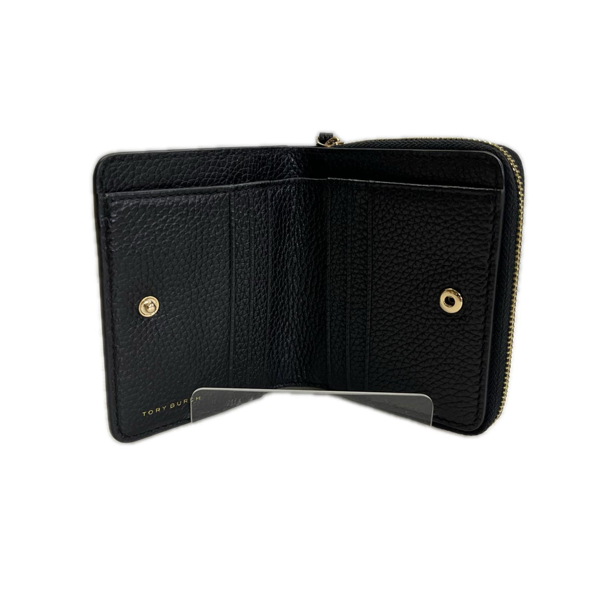 TORY BURCH ラウンドジップ 財布 黒