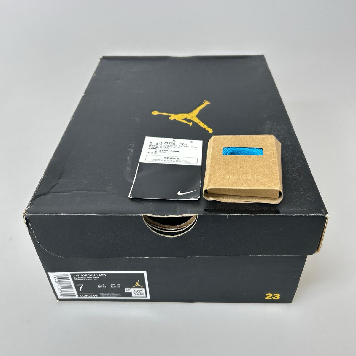 スニーカー AIR JORDAN 1 25 23cm (US5 UK4 1/2 EU36)