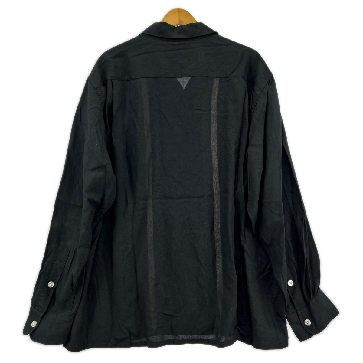 長袖シャツ WACKO MARIA 2TONE 50s SHIRT L ブラック×ブラウン L