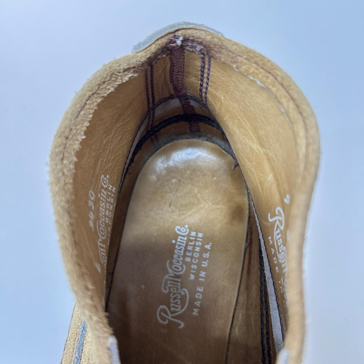 シューズ RUCCELL MOCCASIN スポーティングクレーチャッカ スエード ブラウン