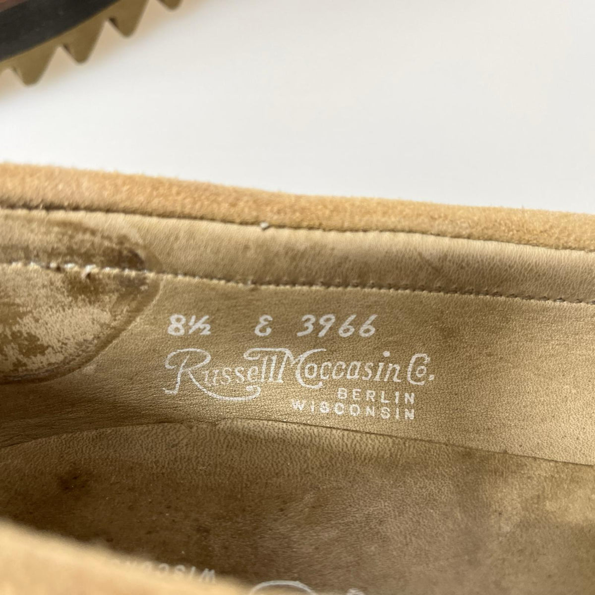 シューズ RUCCELL MOCCASIN ローファー スエード 3966