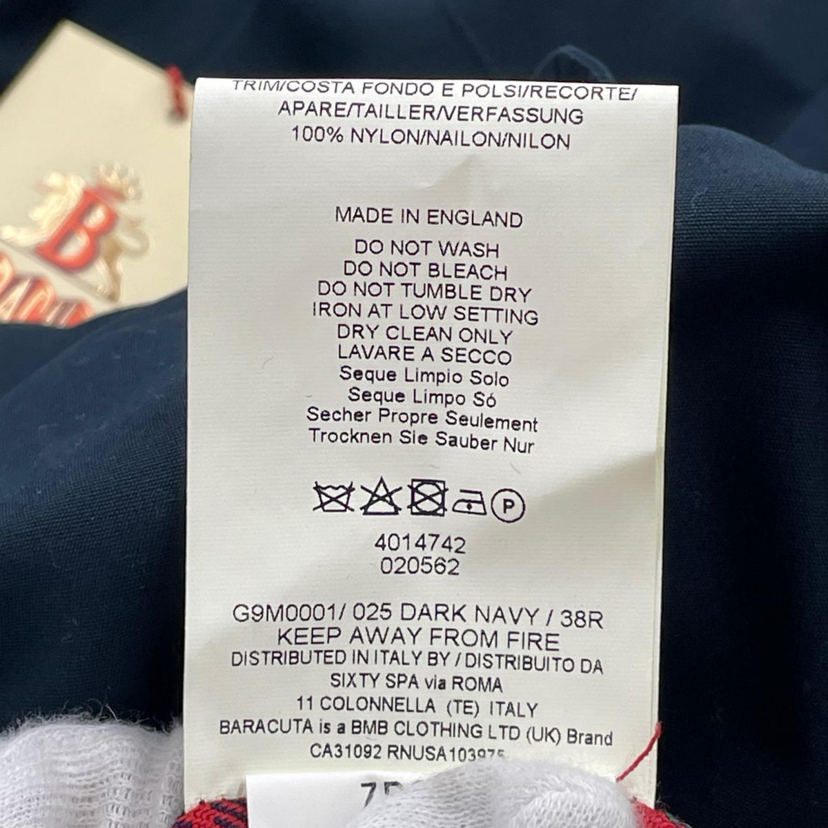 ブルゾン Baracuta G9 38 ネイビー