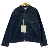 デニムジャケット New manual LV 36’s T-BACK JACKET JK-YY-0005 (F) ネイビー