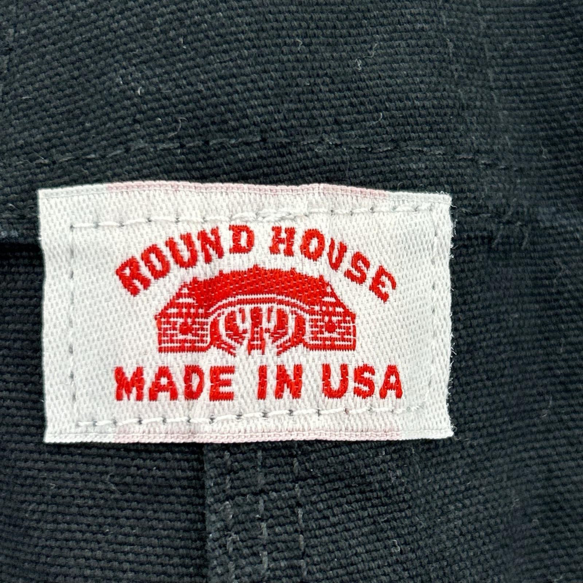 オーバーオール ROUND HOUSE オーバーオール Lot383 黒 (34×32) 34 ブラック