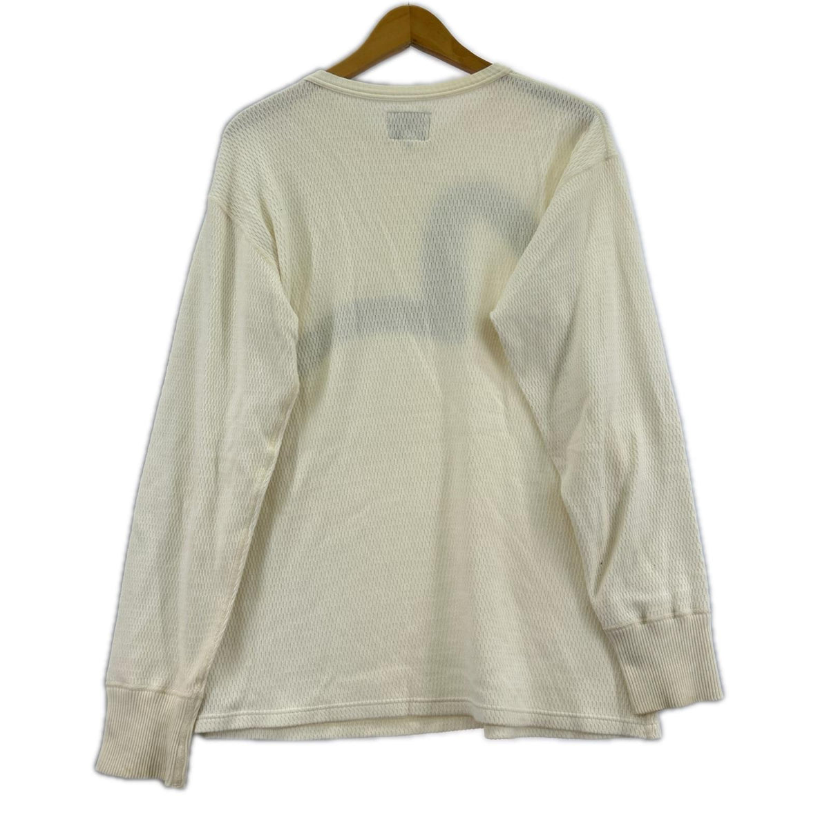 長袖Tシャツ EVISU 長袖Tシャツ・カットソー ワッフルT 白 (38) 38 ホワイト
