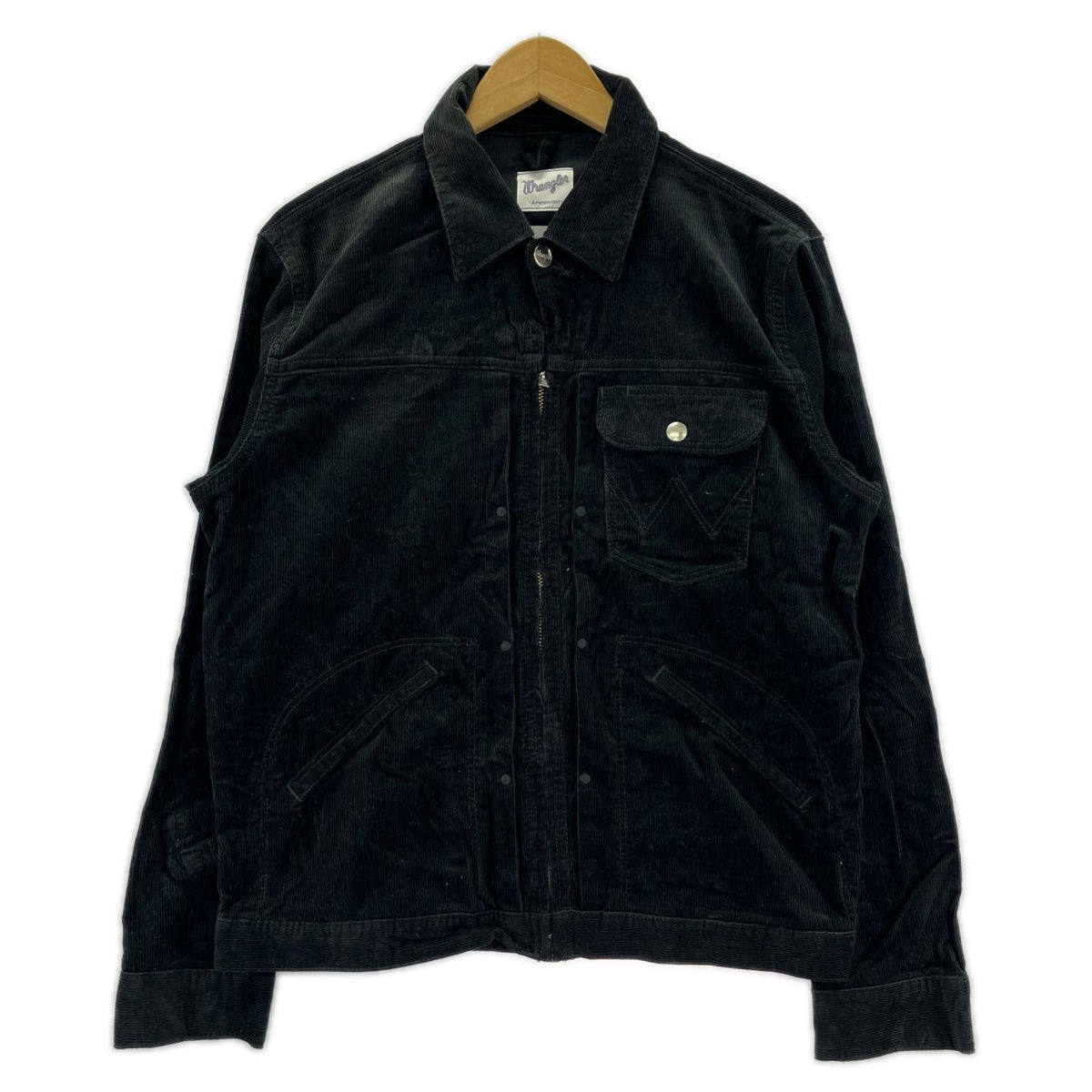 ジャケット xAdam et Rope コーデュロイZIPジャケット L ブラック