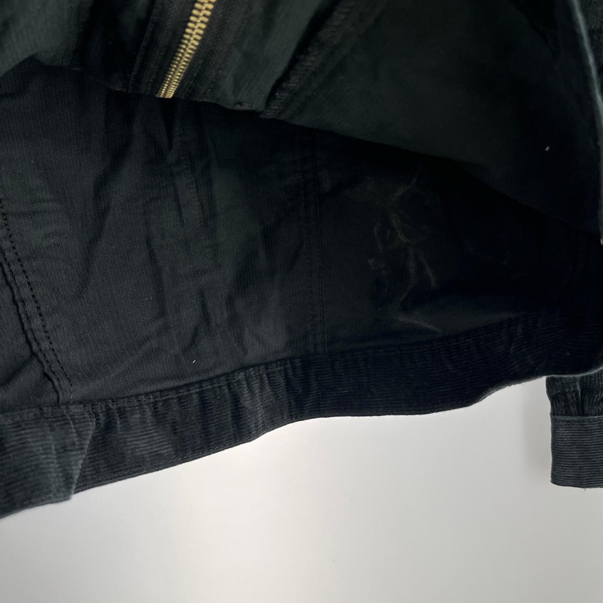 ジャケット xAdam et Rope コーデュロイZIPジャケット L ブラック