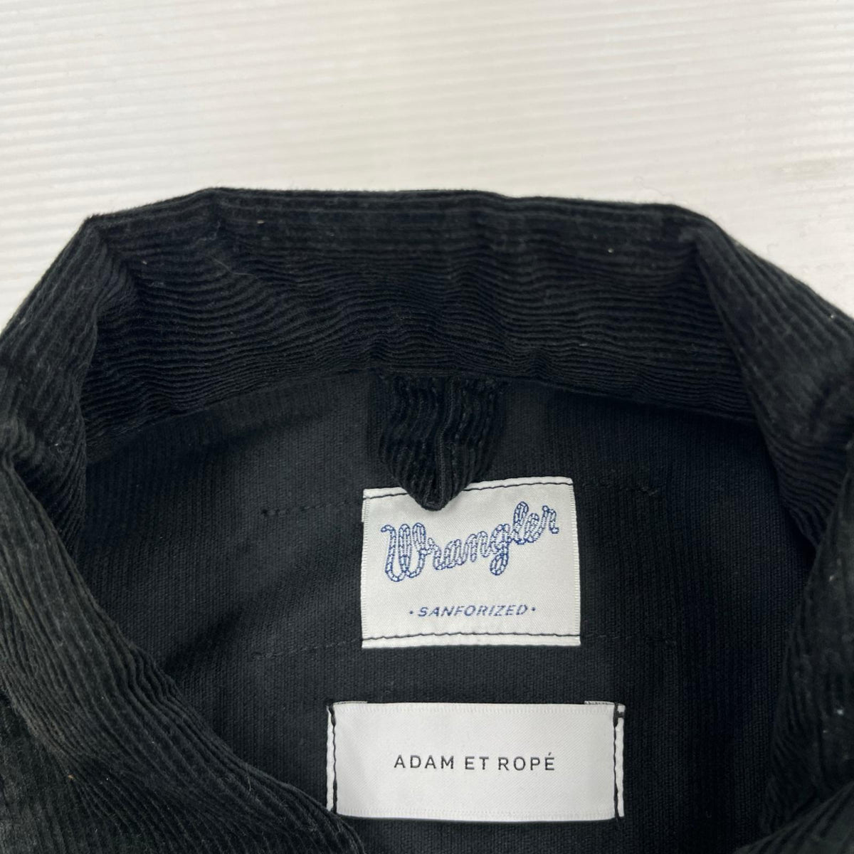 ジャケット xAdam et Rope コーデュロイZIPジャケット L ブラック