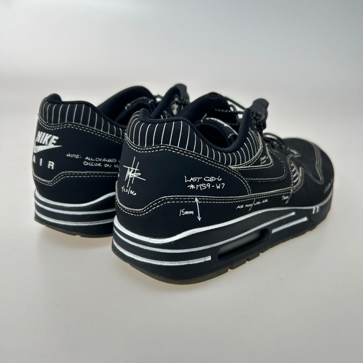 スニーカー AIR MAX 1 SKETCH TO SHELF 28cm 28cm (US10 UK9 1/2 EU46) ブラック