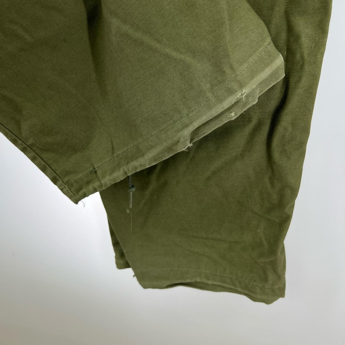 パンツ 60's U.S.ARMY M-65 カーゴ アルミジップ カーキ