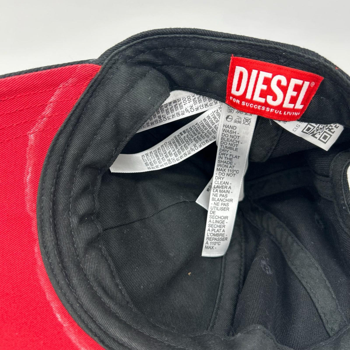 キャップ DIESEL 25SS C-ARSON BALL CAP 2 ブラック