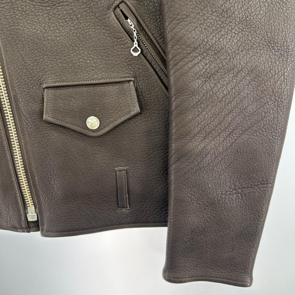 ライダースジャケット FINE CREEK&CO LEON DEER 5TH MODEL (40) 40 ブラウン