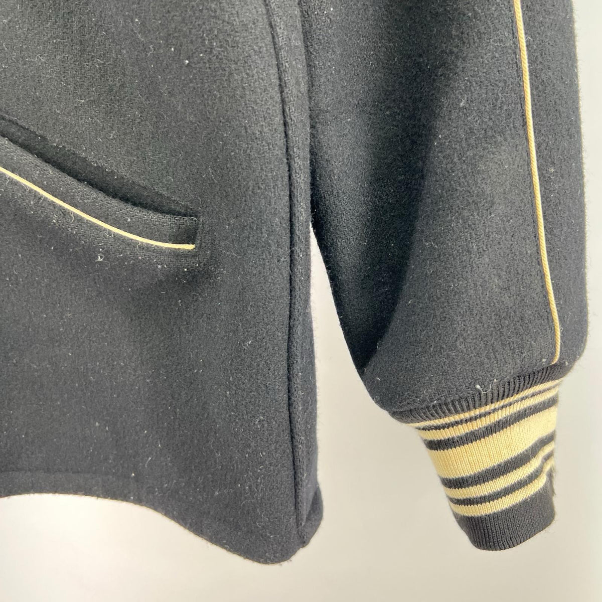 ジャケット MELTON WARMUP JACKET/ブラック 38