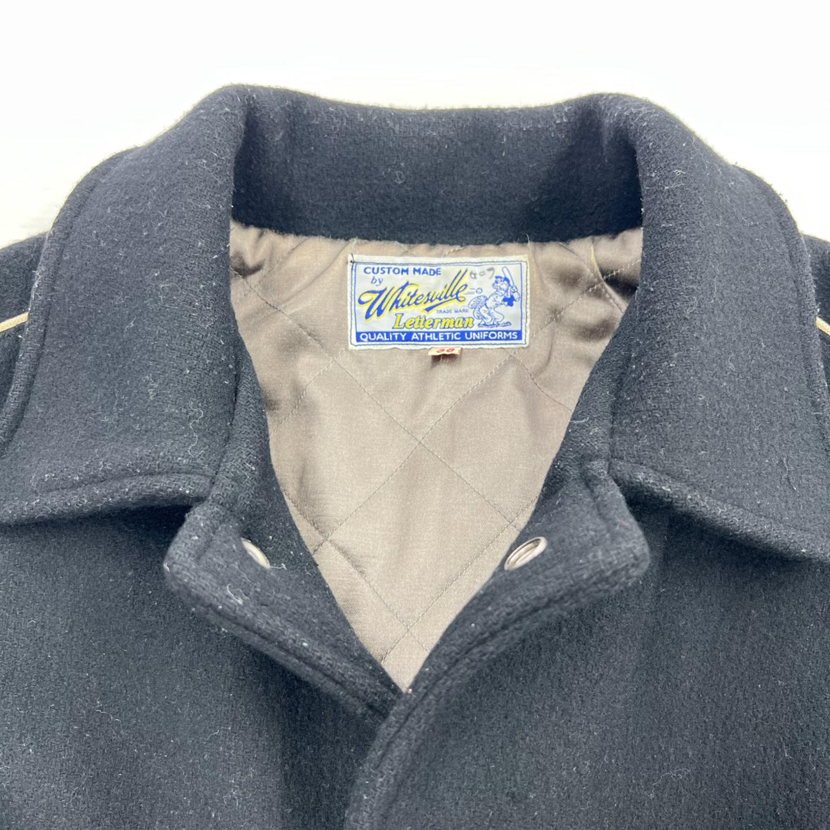 ジャケット MELTON WARMUP JACKET/ブラック 38