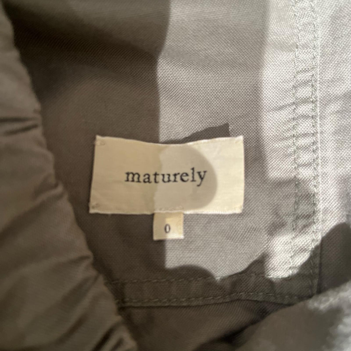 パンツ maturely パラシュートイージーパンツ