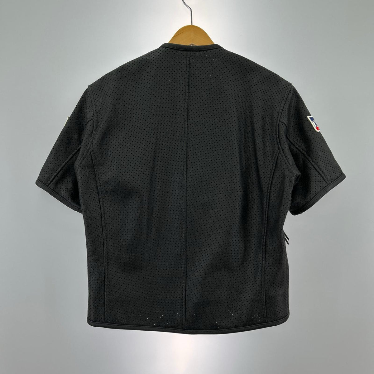 レザージャケット K'sLeather KADOYA パンチング S/S(LL) LL ブラック