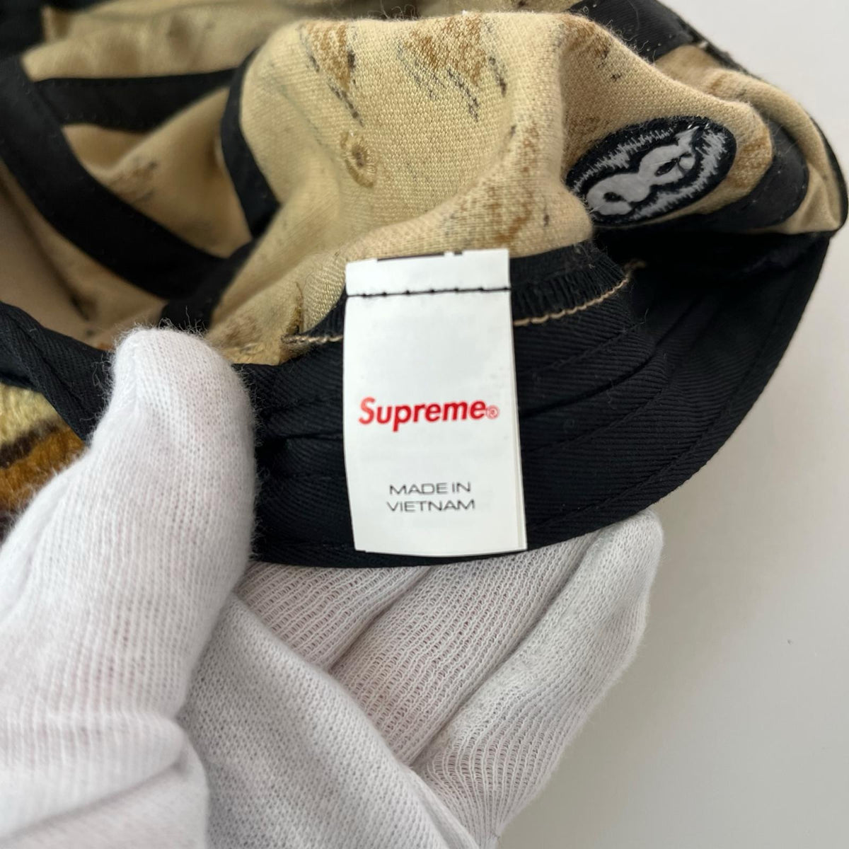 キャップ Supreme×GOODENOUGH 25SS Crushed Rayon Camp Cap LEOPARD