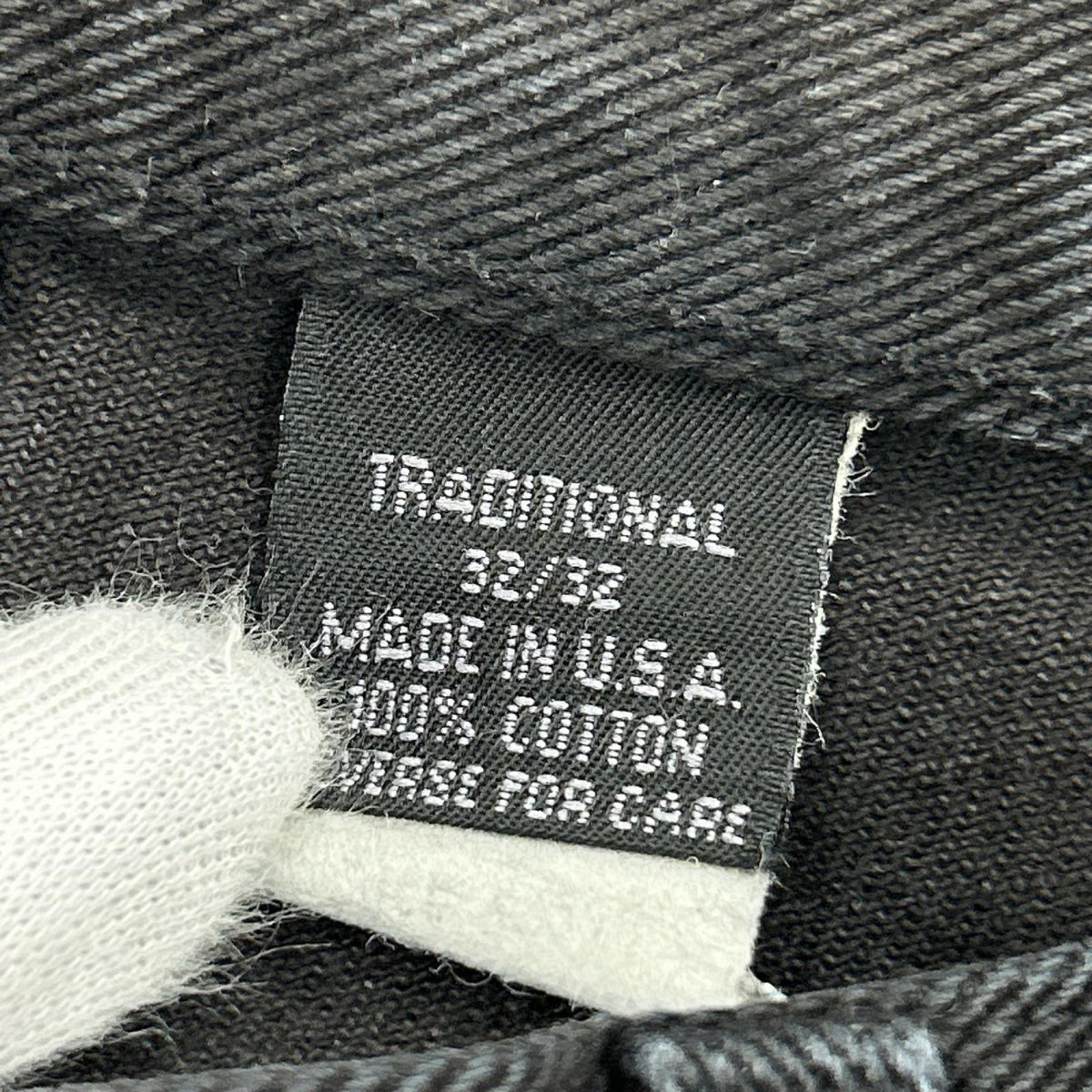 デニムパンツ USA製ORIGINAL TRADITIONAL FIT JEANS/ブラック ブラック