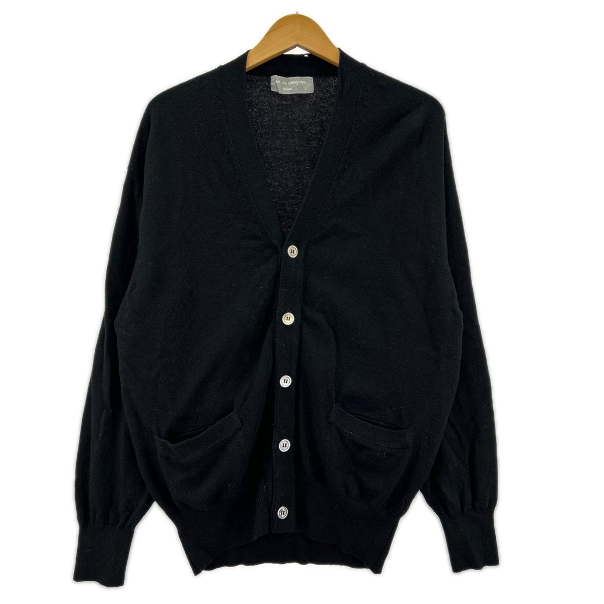 カーディガン Wool knit cardigan/ブラック ブラック