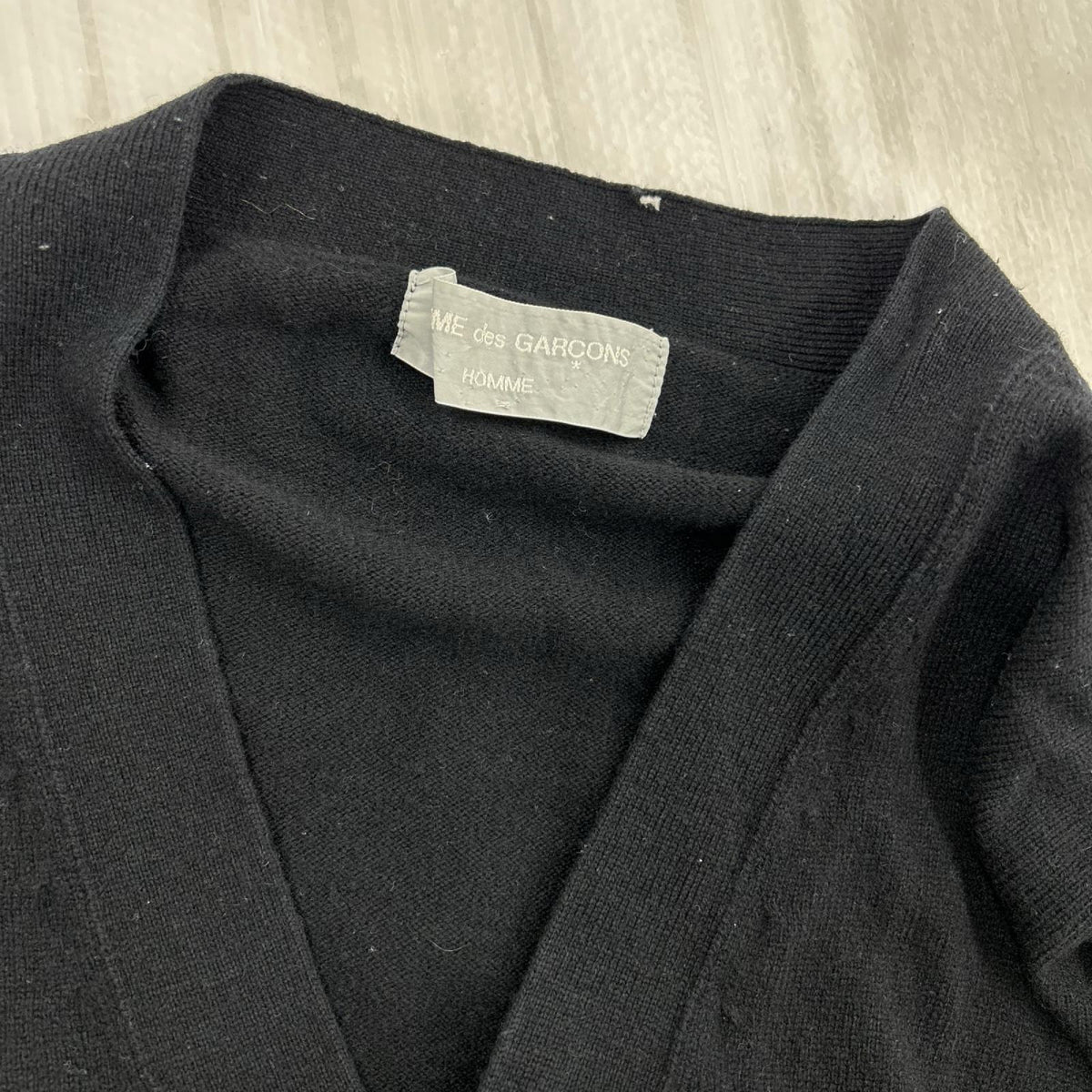 カーディガン Wool knit cardigan/ブラック ブラック