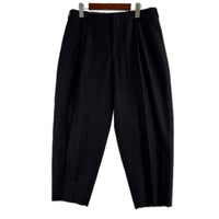 パンツ HOMME PLUS ウールスラックス AD2016 (S) S ブラック