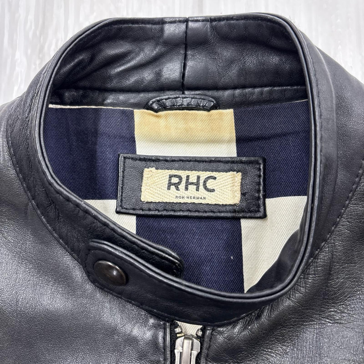 レザージャケット RHC シングルライダースジャケット S S ブラック