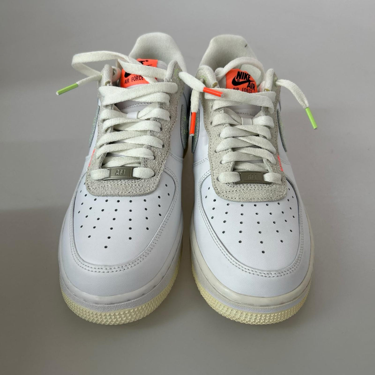 スニーカー AIR FORCE 1 Just Stitch It 27.5cm 27cm (US9 UK8 1/2 EU44) ホワイト