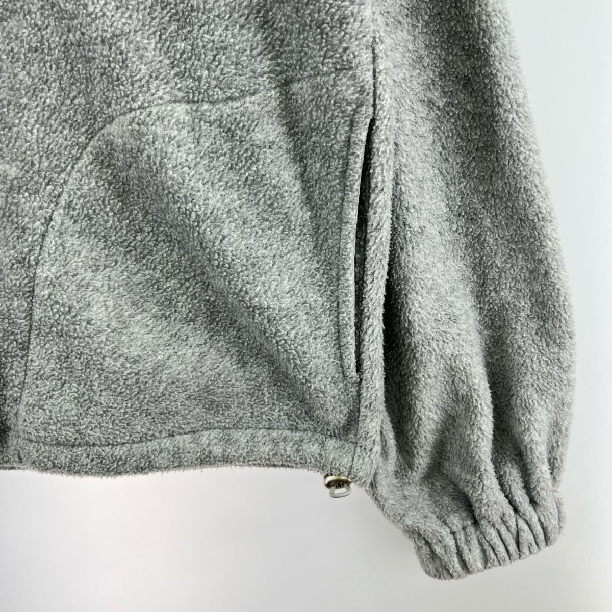 スウェット UR刺繍フリースプルオーバー グレー フリー グレー