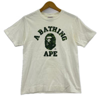 半袖Tシャツ A BATHING APE カモ フロントロゴ (XS) ホワイト