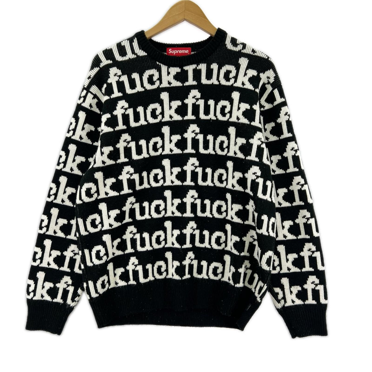 ニット Fuck Sweater/ブラック S ブラック