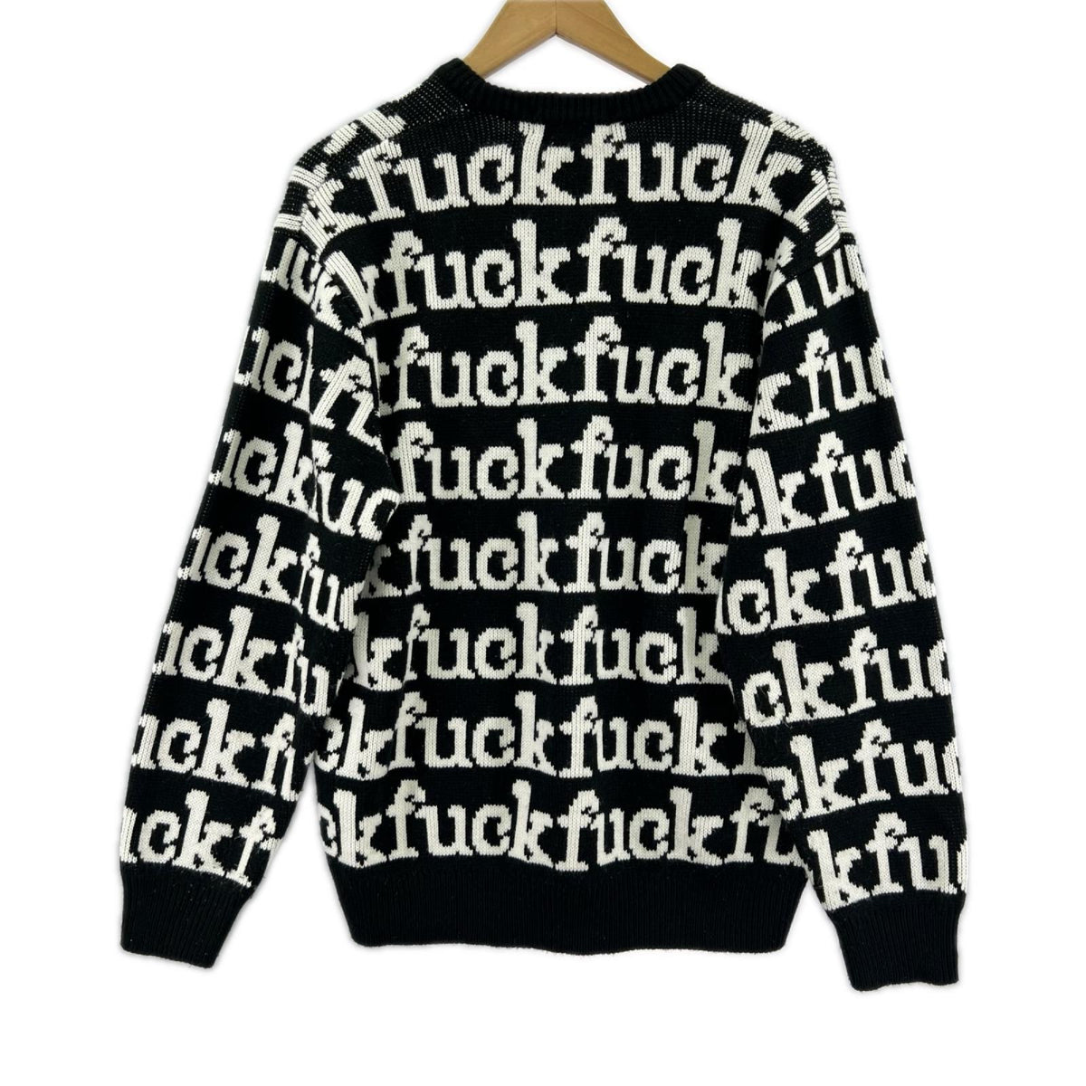 ニット Fuck Sweater/ブラック S ブラック