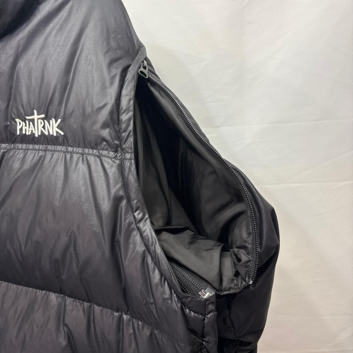 ダウンジャケット 2WAY DOWN JACKET 黒 (XL) LL ブラック