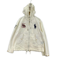 ジャケット POLO RALPH LAUREN 1934 Great Britain フーディジャケット XL ホワイト ホワイト