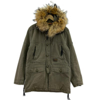 ジャケット thunder struch モッズコート S S カーキ