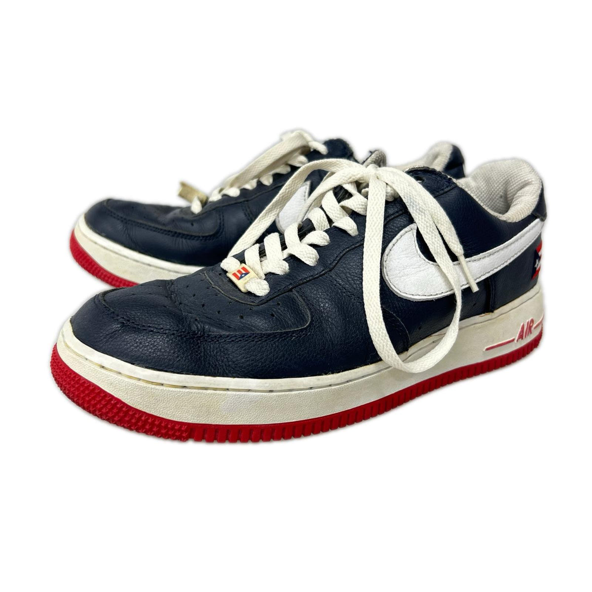 スニーカー AIR FORCE 1 LOW Puerto Rico 3 27.5cm 27.5cm (US9 1/2 UK9 EU45) ネイビー