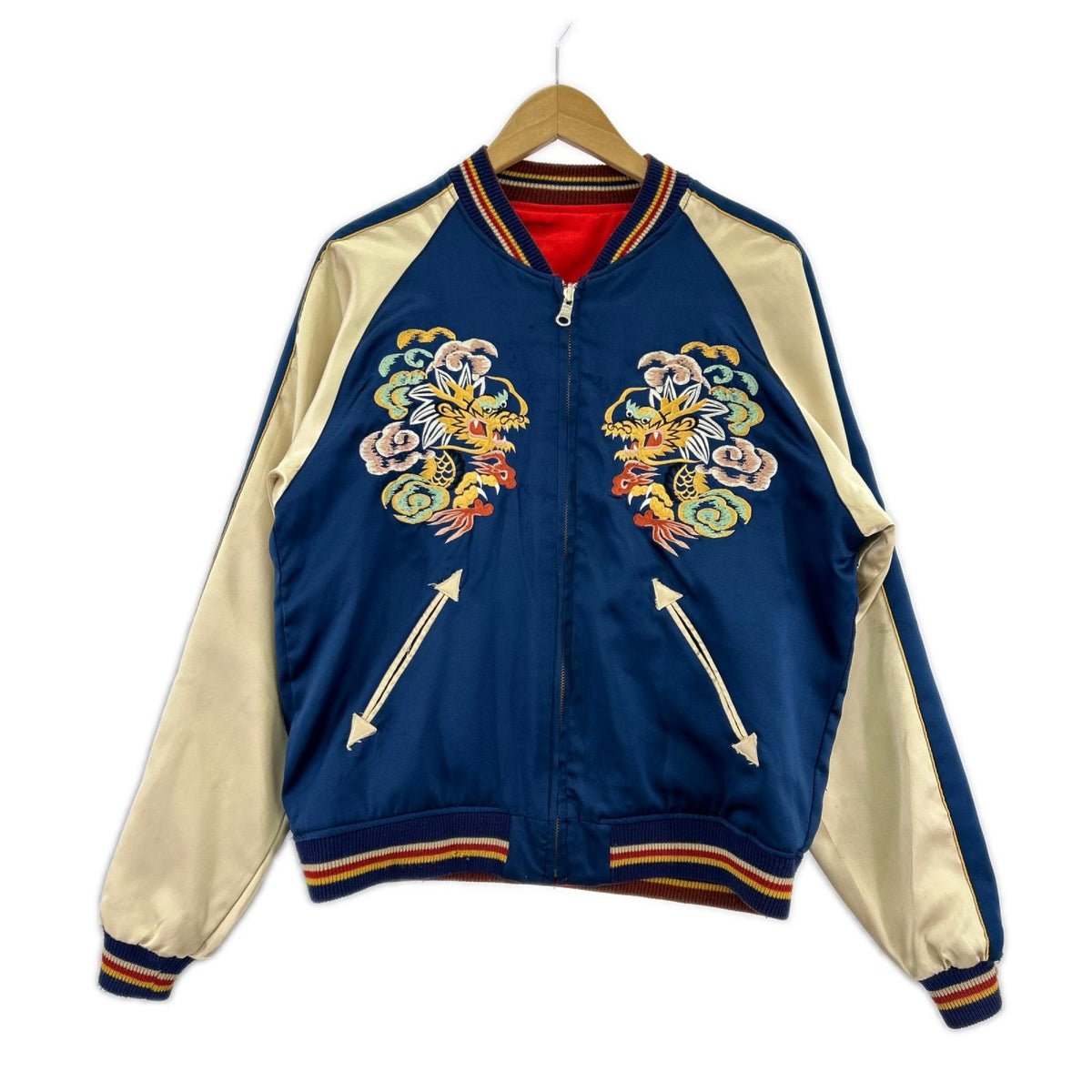 ジャケット ドラゴン 青(L) L