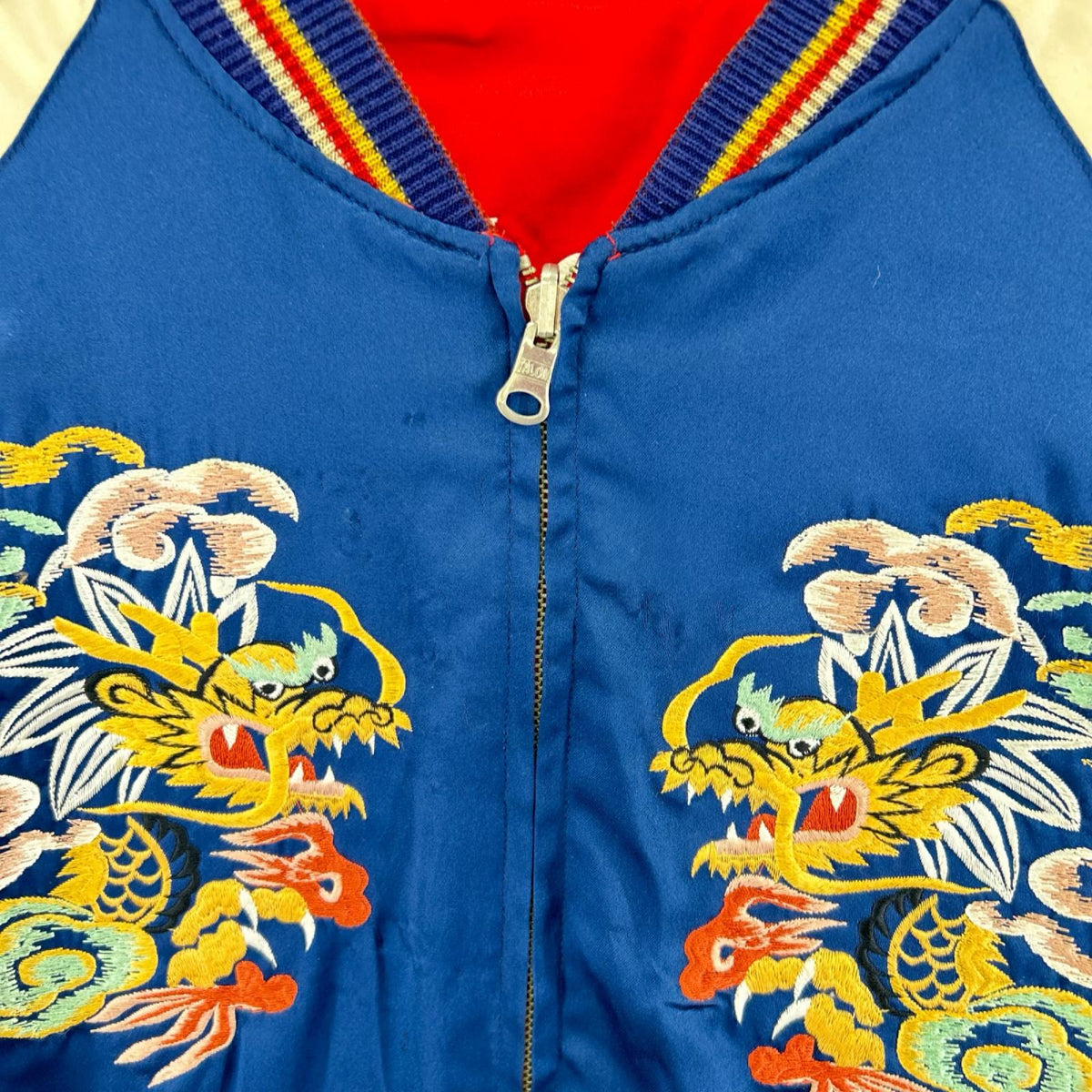 ジャケット ドラゴン 青(L) L