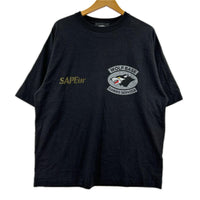 半袖Tシャツ WOLF BASE CARGO SERVICE T/ブラック L ブラック