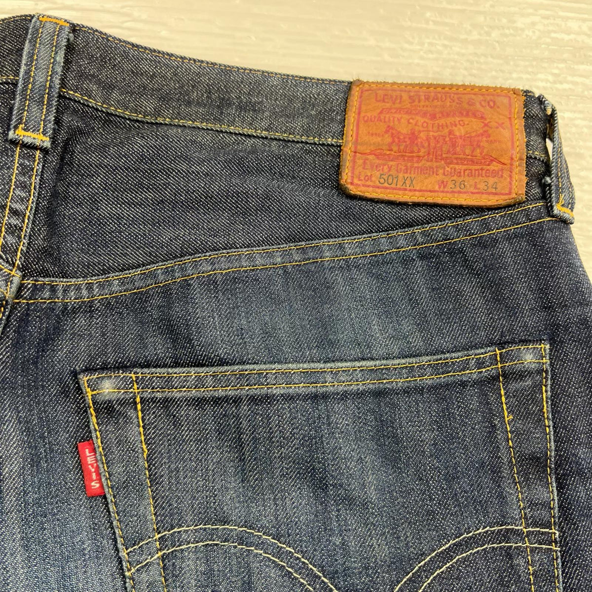 デニムパンツ 501XX W36 L34 36 ネイビー