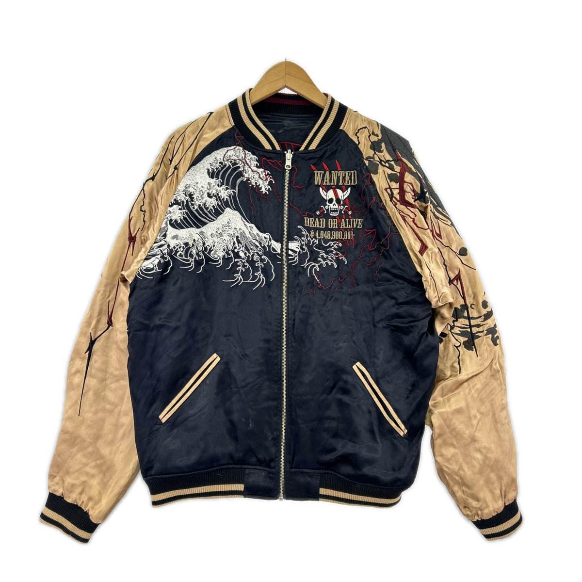 ジャケット 絡繰魂×ONE PIECE リバーシブル シャンクス(XL) ブラック