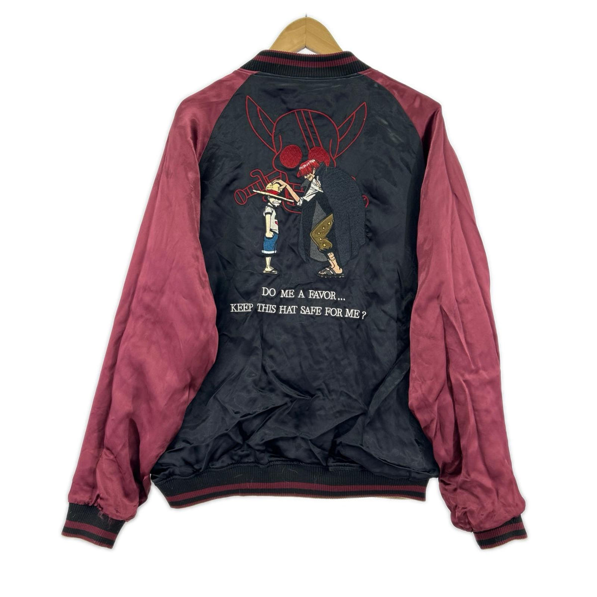 ジャケット 絡繰魂×ONE PIECE リバーシブル シャンクス(XL) ブラック